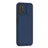 Samsung Galaxy A03s TPU tok kameralencse védővel kék Alphajack