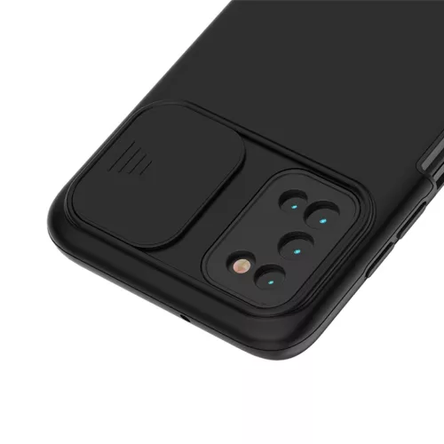 Samsung Galaxy A03s TPU tok kameralencse védővel ezüst Alphajack- 5 kép