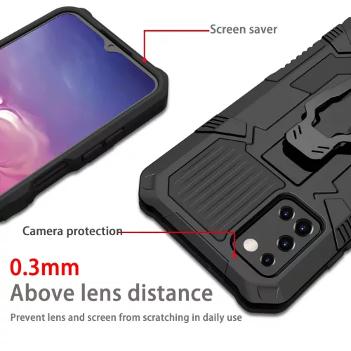 Samsung Galaxy A03s fokozott védelmet biztosító TPU tok kihajtható- 7 kép