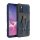 Samsung Galaxy A03s fokozott védelmet biztosító TPU tok kihajtható mágneses támasszal kék Alphajack (PROTECTION-1)