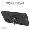 Samsung Galaxy A03s fokozott védelmet biztosító TPU tok kihajtható- 7 kép
