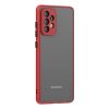 Samsung Galaxy A03s Smoke matt TPU tok piros kerettel Alphajack- 1 kép