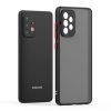 Samsung Galaxy A03s Smoke matt TPU tok piros kerettel Alphajack- 5 kép
