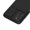 Samsung Galaxy A12 TPU tok kameralencse védővel fekete Alphajack- 4 kép