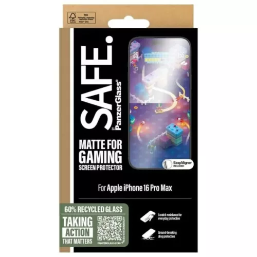 iPhone 16 Pro Max SAFE by PanzerGlass Gaming üvegfólia Ultra-Széles-5715685002953 4 kép