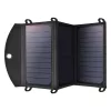 Choetech SC001 napelemes összecsukható töltő 19W 2x USB-A - fekete-6971824970470 2 kép