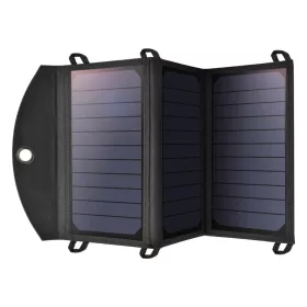Choetech SC001 napelemes összecsukható töltő 19W 2x USB-A - fekete-6971824970470 2 kép