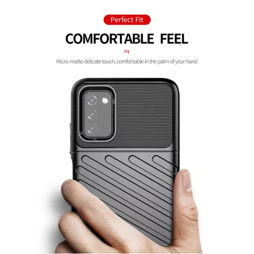 Samsung Galaxy A03s fokozott védelmet biztosító flexibilis TPU tok - 6 kép