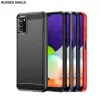 Samsung Galaxy A03s Carbon szénszál mintájú TPU tok szürke Alphaj- 8 kép