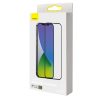 Baseus 2x 0.3mm 3D 9H kijelzővédő üvegfólia iPhone 12 mini fekete-6953156228849 2 kép