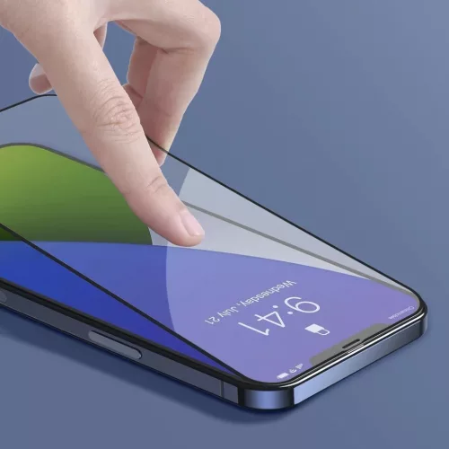 iPhone 12 mini Baseus 2x 0.3mm 9H Anti-Blue light kijelzővédő üveg-6953156228870 5 kép