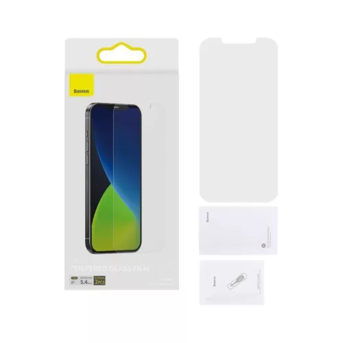 iPhone 12 mini Baseus 2x 0,25 mm kijelzővédő üvegfólia (SGAPIPH54-6953156229020 3 kép
