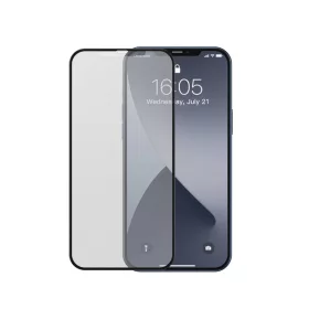 iPhone 12/ 12 Pro Baseus 2x 0.25 mm Frosted kijelzővédő fekete üve-6953156229068 1 kép