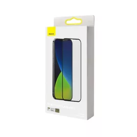 iPhone 12/ 12 Pro Baseus 2x 0.25 mm Frosted kijelzővédő fekete üve-6953156229068 2 kép