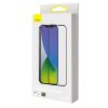 Baseus 2x 0,3 mm kijelzővédő üvegfólia iPhone 12 Pro MAX fekete (-6953156228863 3 kép