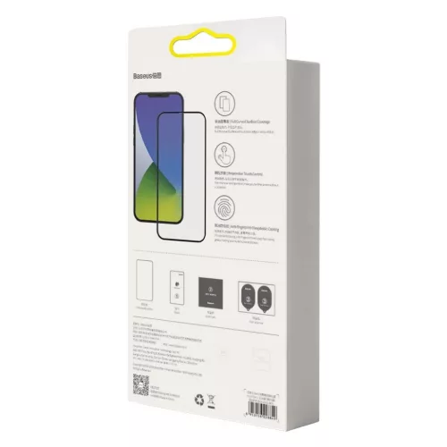 iPhone 12 Pro MAX Baseus 2x 0.3mm Anti-Blue light kijelzővédő üveg-6953156228894 4 kép