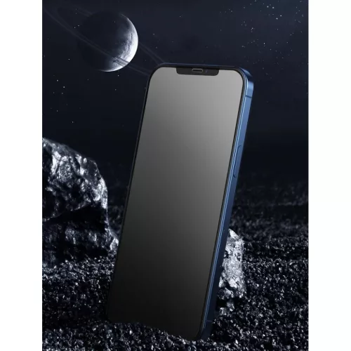 Baseus 2x 0,25 mm frosted kijelzővédő üvegfólia iPhone 12 Pro MAX-6953156229075 9 kép