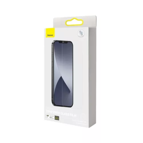iPhone 12 Pro MAX Baseus 2x 0,3 mm Anti Blue Light kijelzővédő üve-6953156228801 4 kép