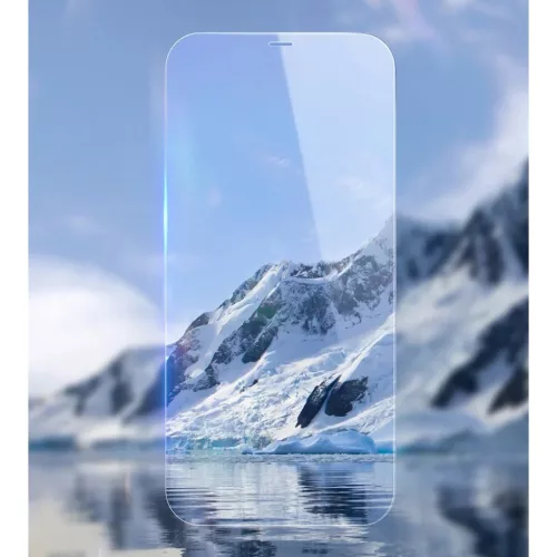 iPhone 12 Pro MAX Baseus 2x 0,3 mm Anti Blue Light kijelzővédő üve-6953156228801 9 kép