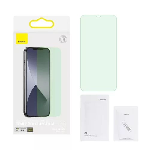 iPhone 12 Pro MAX Baseus 2x 0,15mm Eye Protection Anti Blue Light kije-6953156231405 5 kép