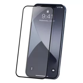 Baseus 2x 0,23 mm kijelzővédő üvegfólia iPhone 12 Pro MAX fekete -6953156228955 1 kép