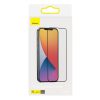 Baseus 2x 0,23 mm kijelzővédő üvegfólia iPhone 12 Pro MAX fekete -6953156228955 5 kép
