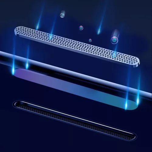 Baseus 3D kijelzővédő 9H Anti-Blue Light üvegfólia PET kerettel i-6953156291270 9 kép