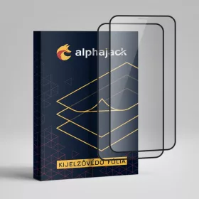 Samsung Galaxy S21 Plus kijelzővédő üvegfólia 9H 5D HD 0.33mm fek- 1 kép