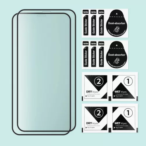 Samsung Galaxy S21 Plus kijelzővédő üvegfólia 9H 5D HD 0.33mm fek- 2 kép