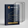 Samsung Galaxy S22 Plus kijelzővédő üvegfólia 9H 5D HD 0.33mm fekete kerettel Alphajack (2db)