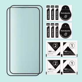 Samsung Galaxy S22 Plus kijelzővédő üvegfólia 9H 5D HD 0.33mm fek- 2 kép