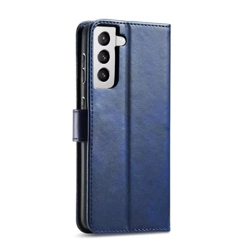 Samsung Galaxy S22 Plus mágneses PU bőr fliptok kártyatartóval ké- 5 kép