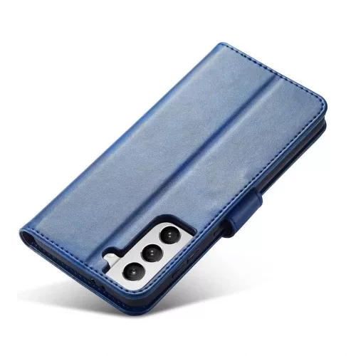 Samsung Galaxy S22 Plus mágneses PU bőr fliptok kártyatartóval ké- 7 kép