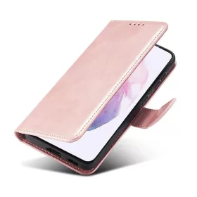 Samsung Galaxy S22 Plus mágneses PU bőr fliptok kártyatartóval ró- 2 kép