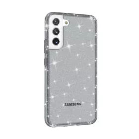 Samsung Galaxy S22 Plus TPU áttetsző shining tok fekete Alphajack- 2 kép