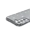 Samsung Galaxy S22 Plus TPU áttetsző shining tok fekete Alphajack- 6 kép