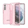 Samsung Galaxy S22 Plus TPU áttetsző shining tok rose gold Alphajack- 1 kép