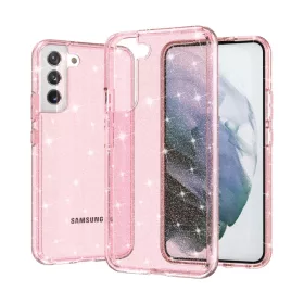 Samsung Galaxy S22 Plus TPU áttetsző shining tok rose gold Alphajack- 1 kép