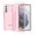 Samsung Galaxy S22 Plus TPU áttetsző shining tok rose gold Alphajack- 1 kép