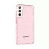 Samsung Galaxy S22 Plus TPU áttetsző shining tok rose gold Alphajack- 6 kép