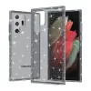 Samsung Galaxy S22 Ultra TPU áttetsző shining tok fekete Alphajack- 1 kép