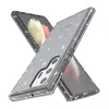 Samsung Galaxy S22 Ultra TPU áttetsző shining tok fekete Alphajack- 4 kép