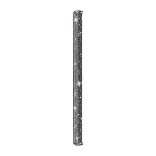 Samsung Galaxy S22 Ultra TPU áttetsző shining tok fekete Alphajack- 5 kép