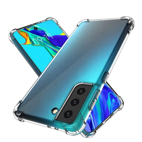 Samsung Galaxy S22 Ultra ütésálló átlátszó flexibilis TPU tok s- 1 kép