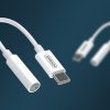 Joyroom 3.5mm mini audio jack - USB Type-C átalakító adapter fehér-6941237103376 3 kép