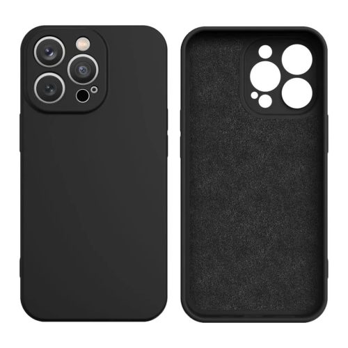 iPhone 13 Pro Max szilikon tok fekete tok-9145576262467 1 kép