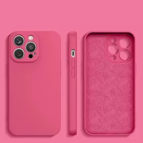 Silicone case Samsung Galaxy A14 5G / Galaxy A14 szilikon tok rózsasz-9145576273142 2 kép