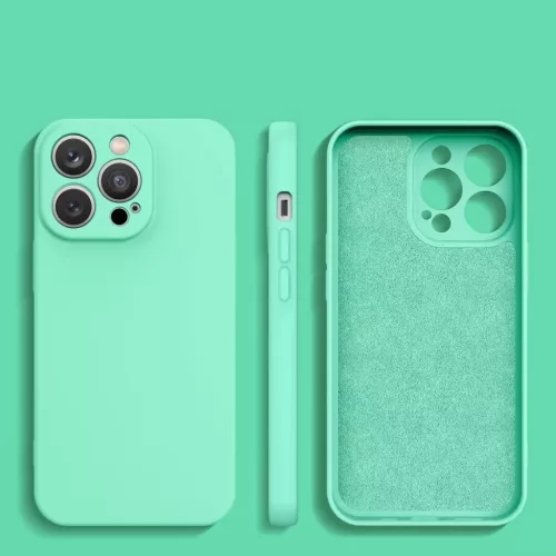 Samsung Galaxy A14 5G / Galaxy A14 szilikon tok menta zöld-9145576273111 2 kép