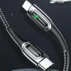 USAMS Fonott USB-C - Lightning Okos Áramtalanító 20W PD Kábel 1.2m-6958444973128 2 kép