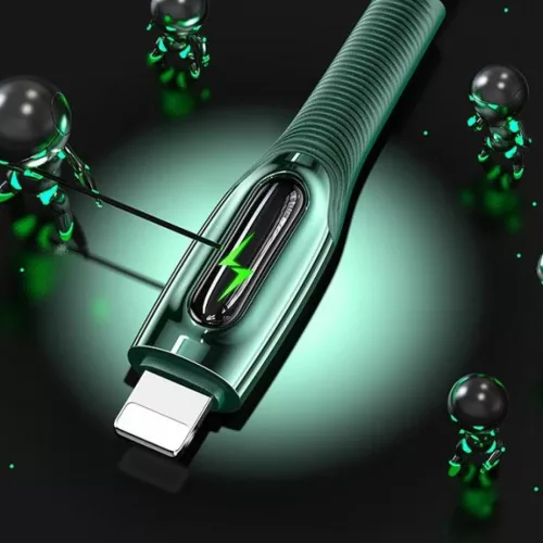 USAMS Fonott USB-C - Lightning Okos Áramtalanító 20W PD Kábel 1.2m-6958444973128 8 kép